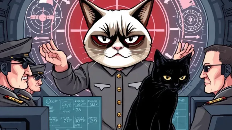 Pentagon's Purr-Fect Plan: Cat Memes for Cyber Warfare