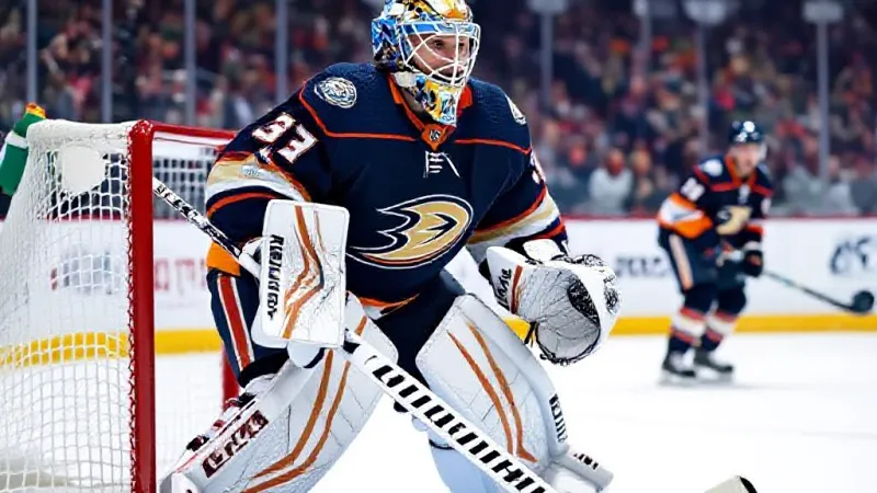 Ducks Announce Starting Goalie — Anaheim, OC | Orange